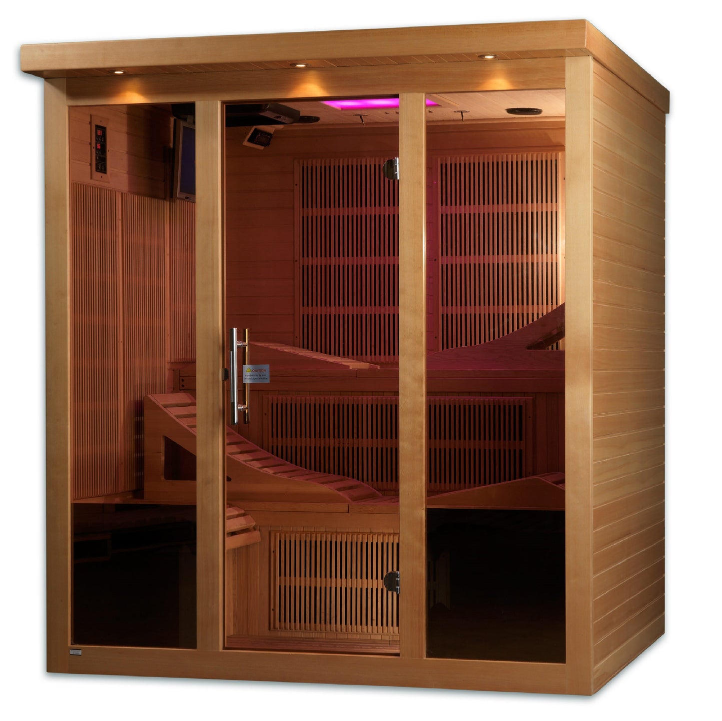 Aura Monaco infrared sauna interior