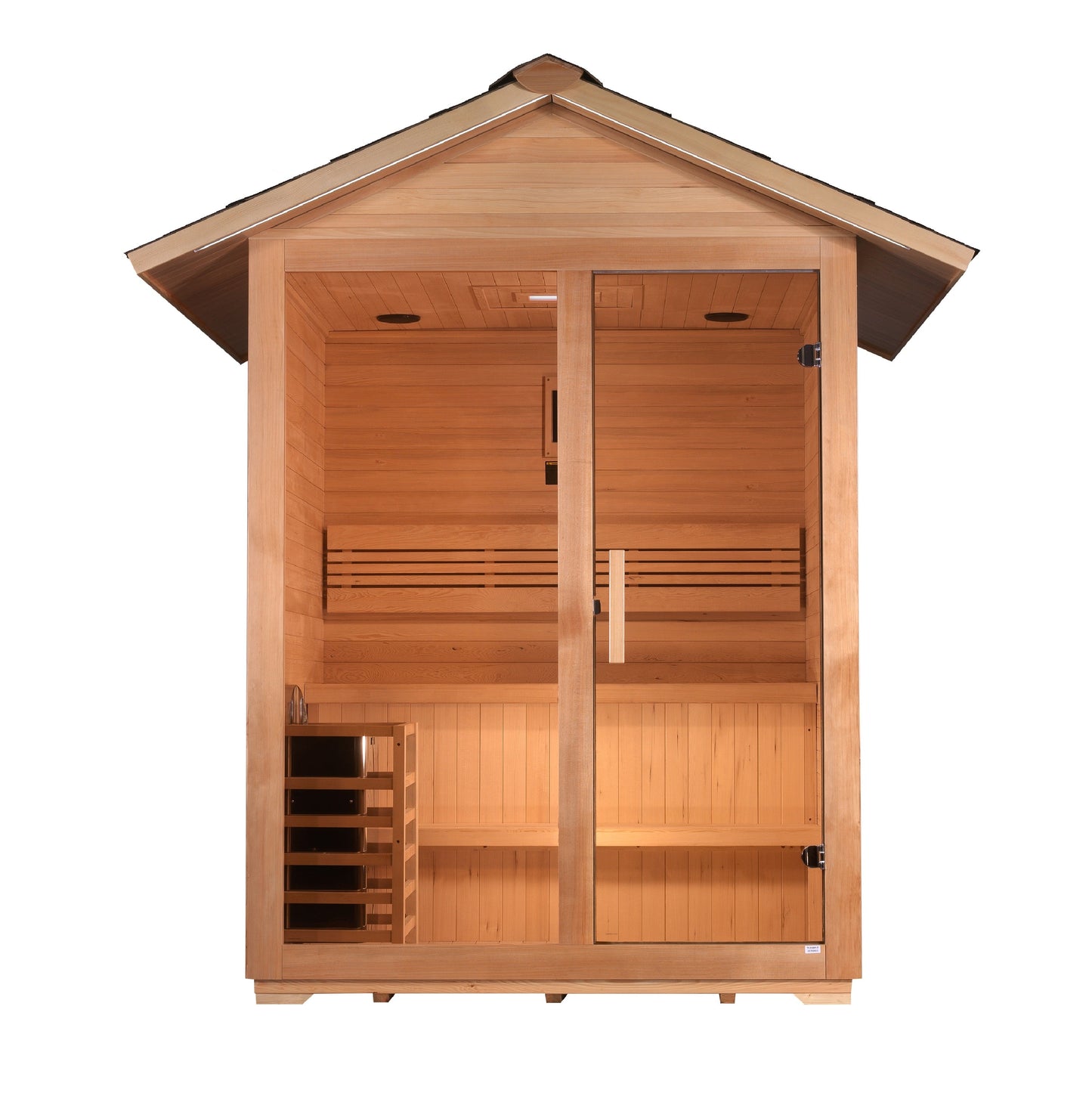 Aura Arlberg outdoor sauna view