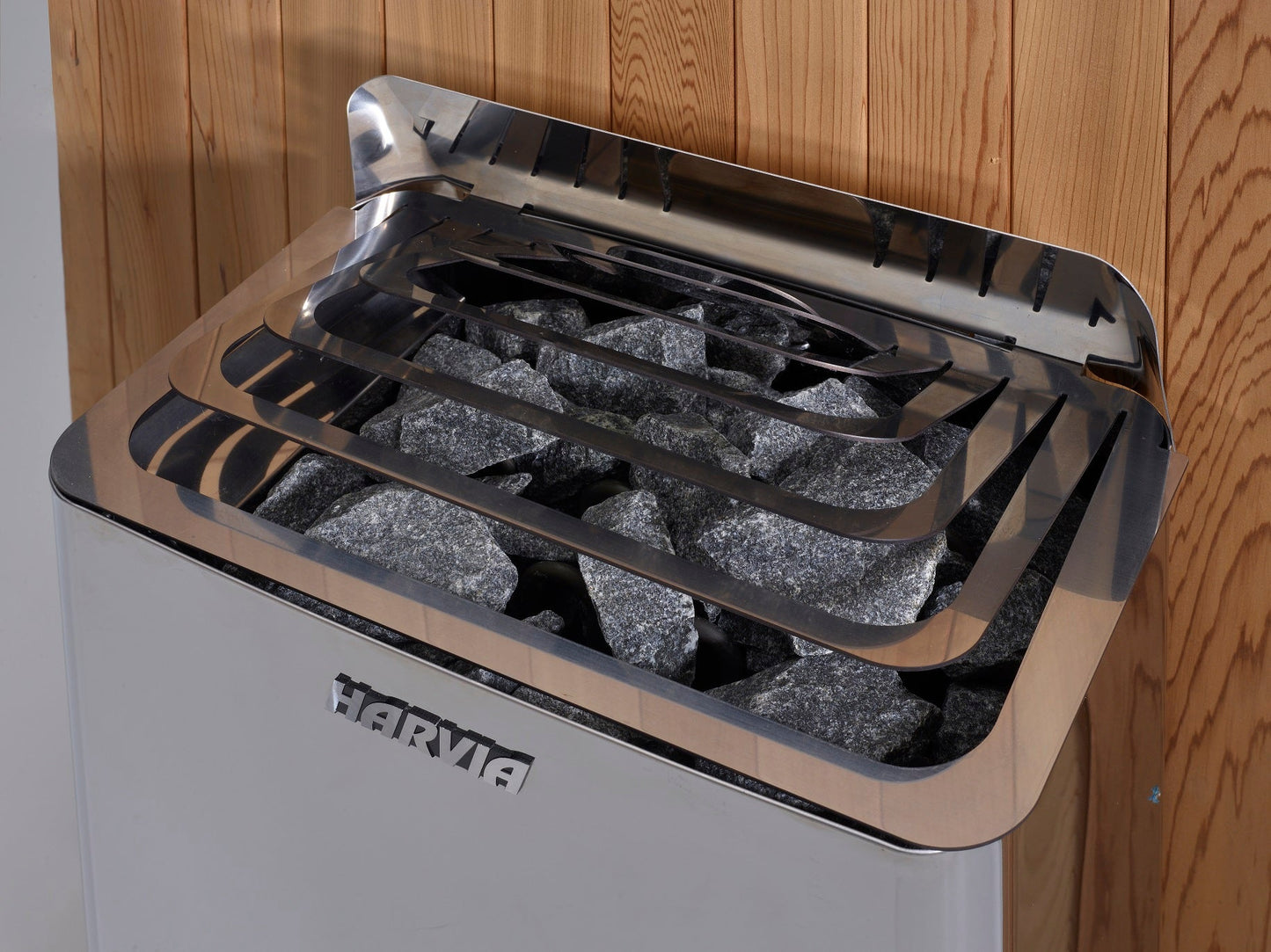 Harvia stove detail view