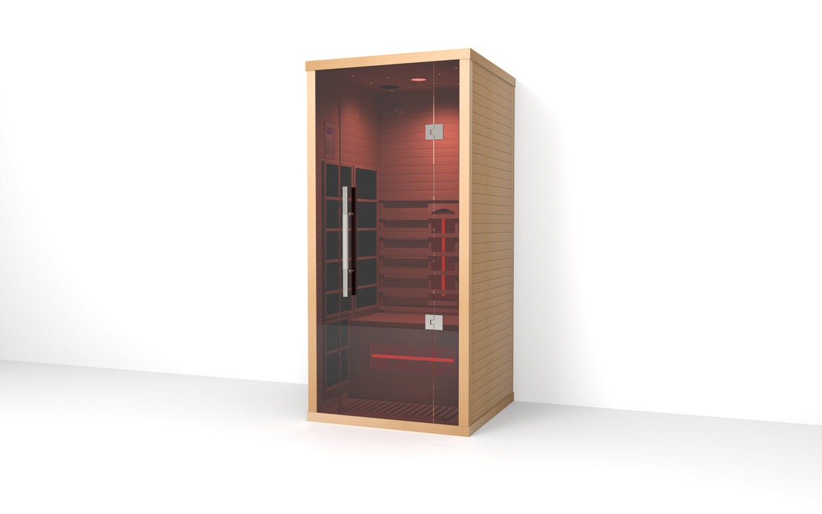 Aura Lumin One infrared sauna interior