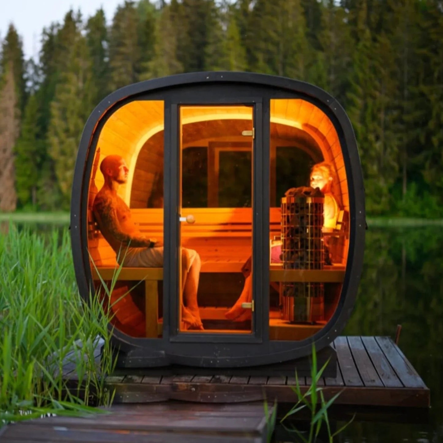 Aura Auris Two sauna interior