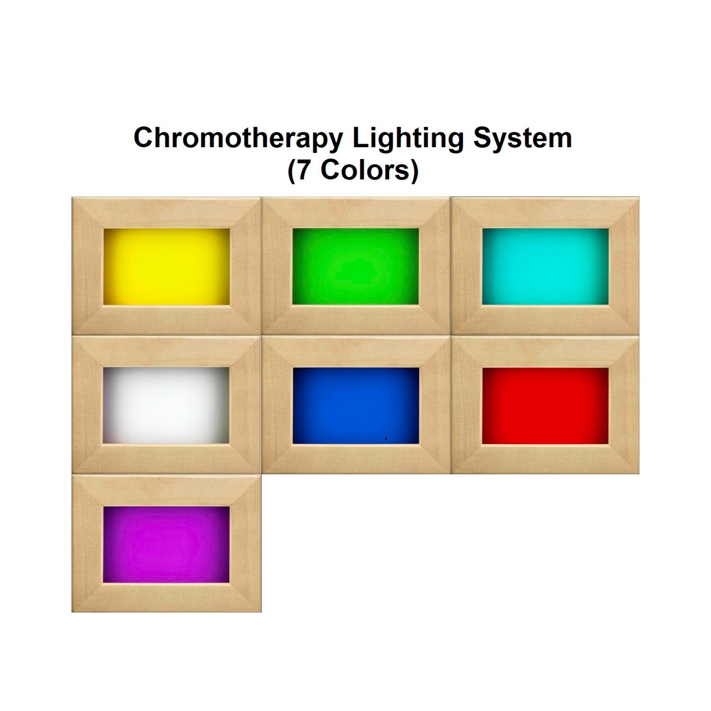 Interior chromotherapy lighting