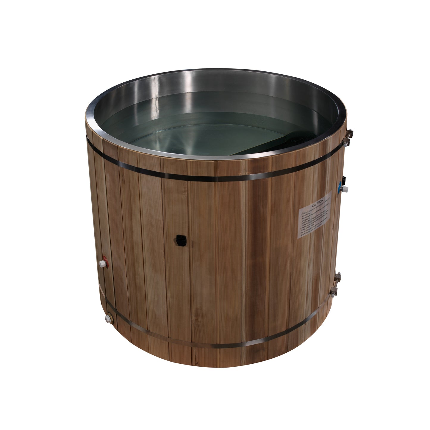 Aura Cold Plunge Stainless Barrel — Open View
