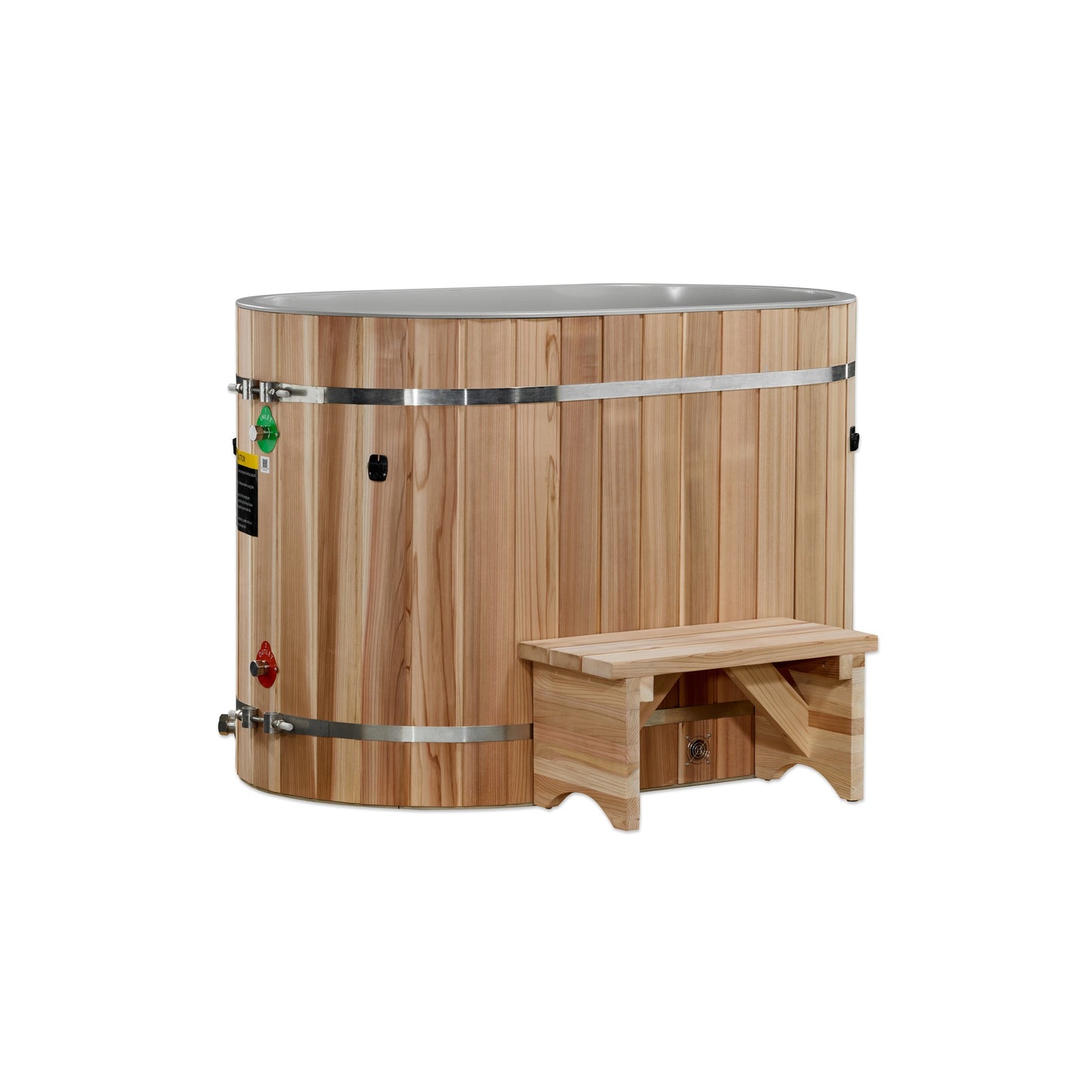 Aura Cold Plunge Oval Barrel — Grey Variant