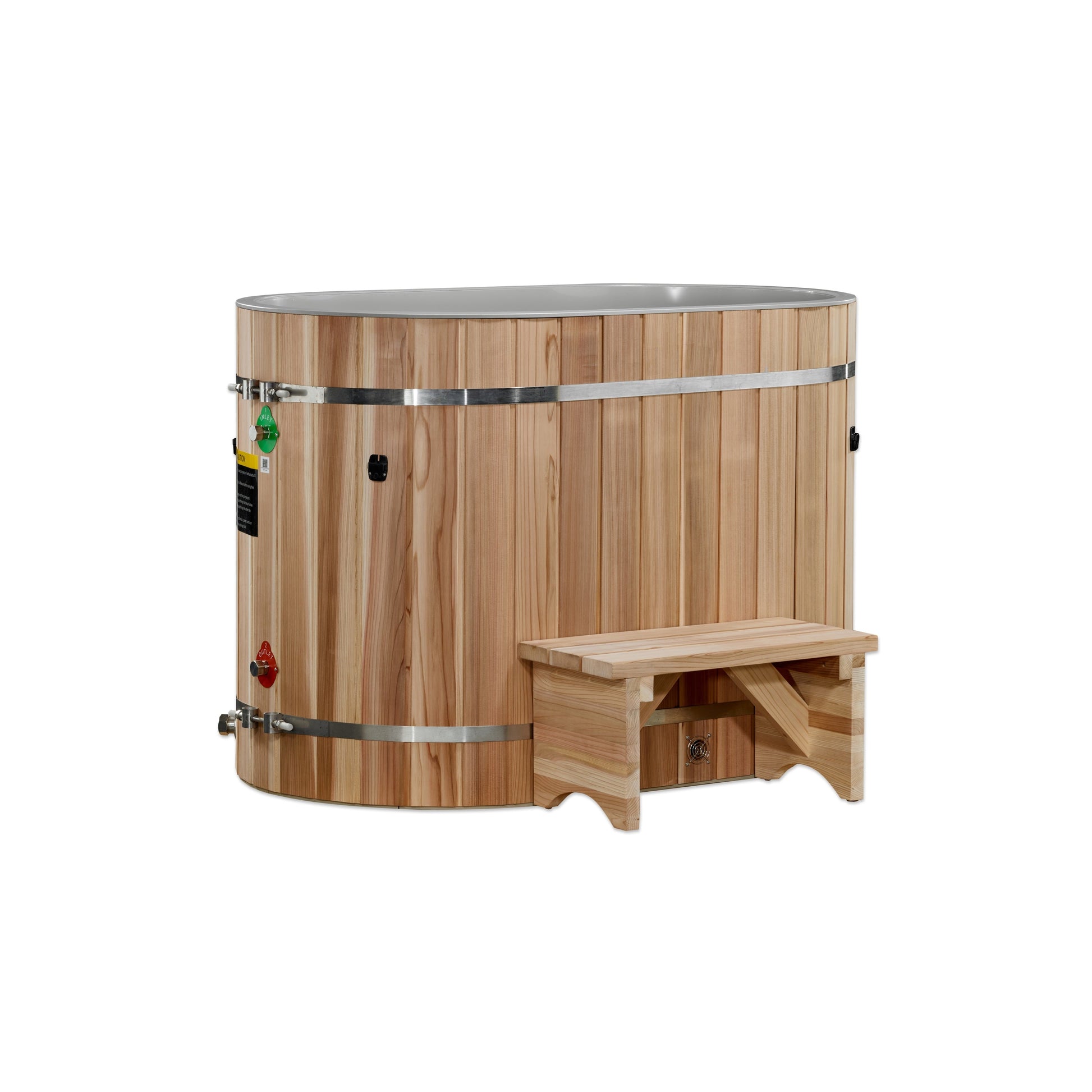 Aura Cold Plunge Oval Barrel — Grey Variant