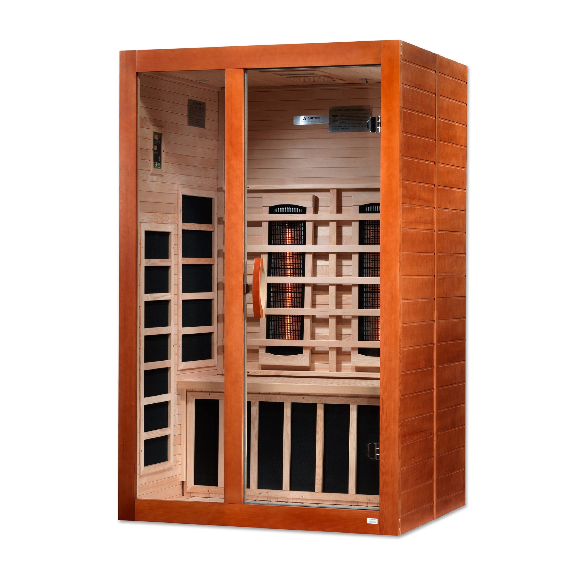 Aura Santiago sauna interior angle