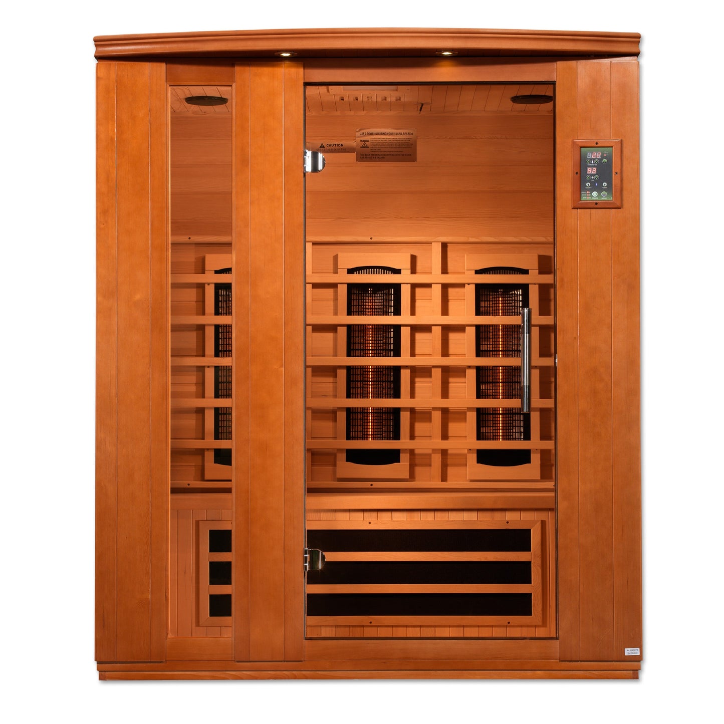 Aura Lugano 3-person full-spectrum infrared sauna