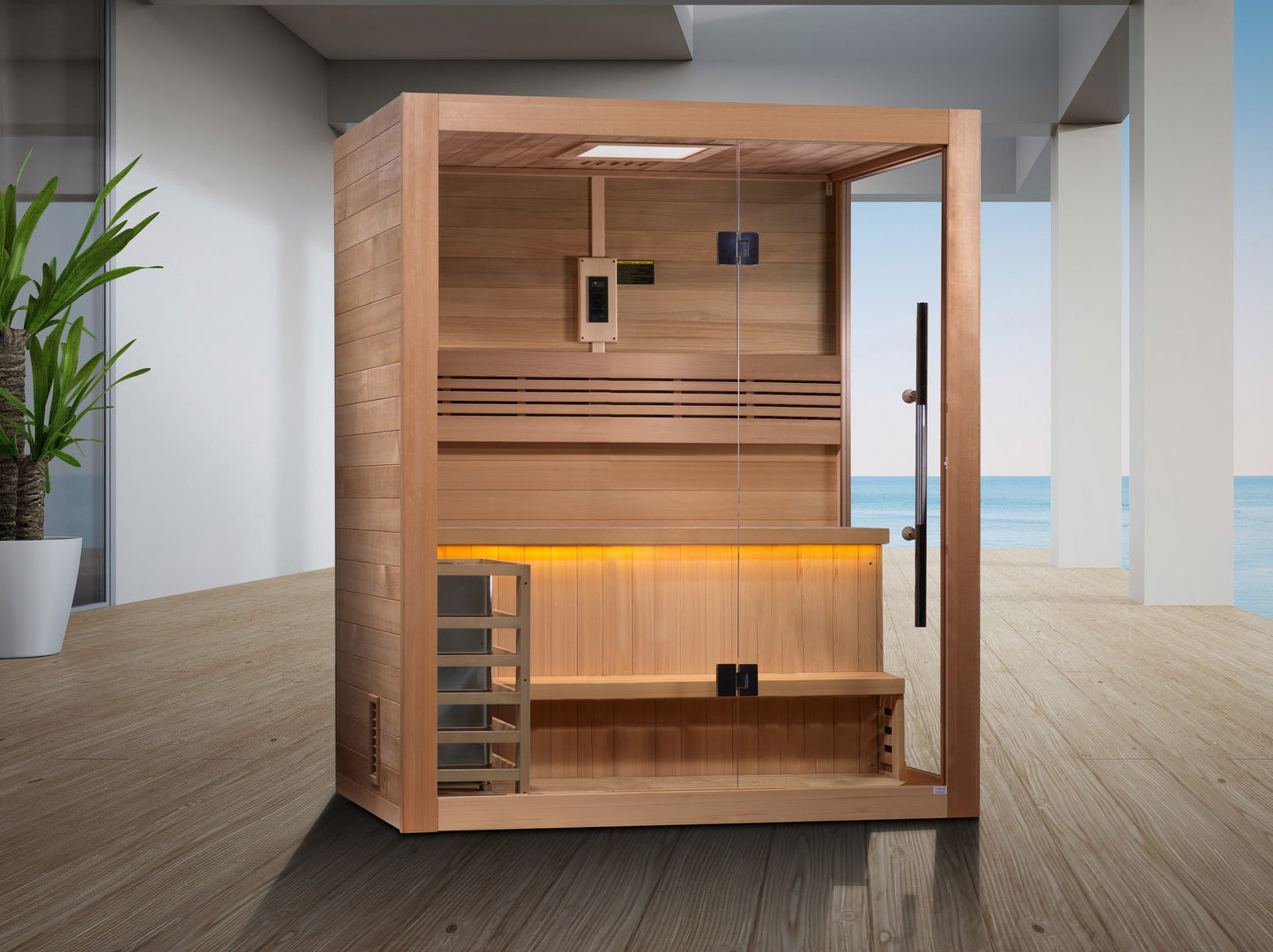 Aura Hanko traditional sauna lifestyle view