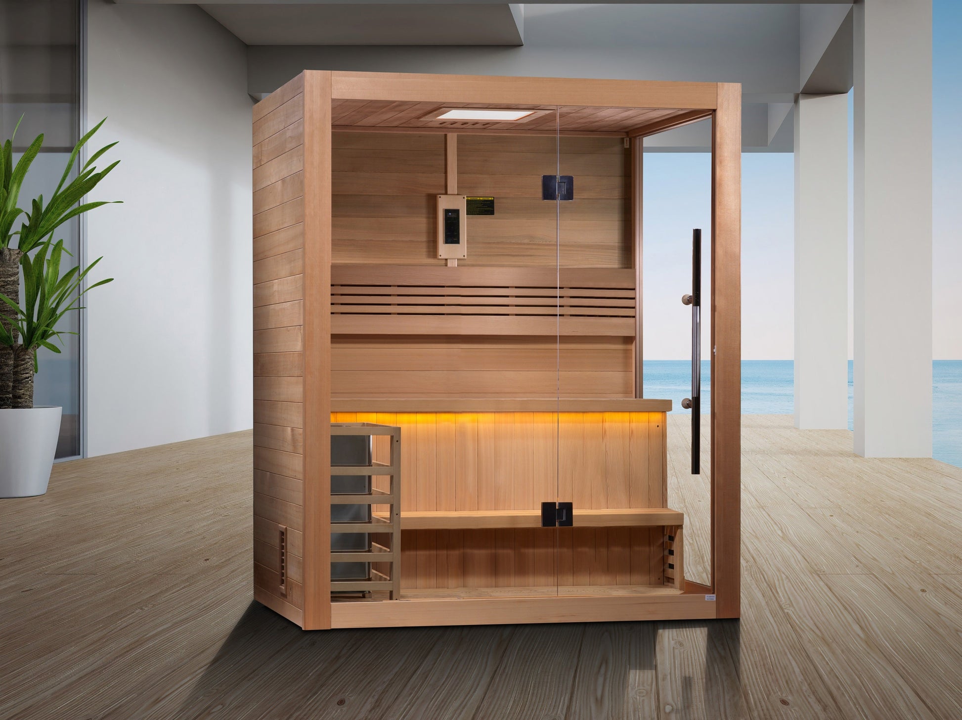 Aura Hanko traditional sauna lifestyle view