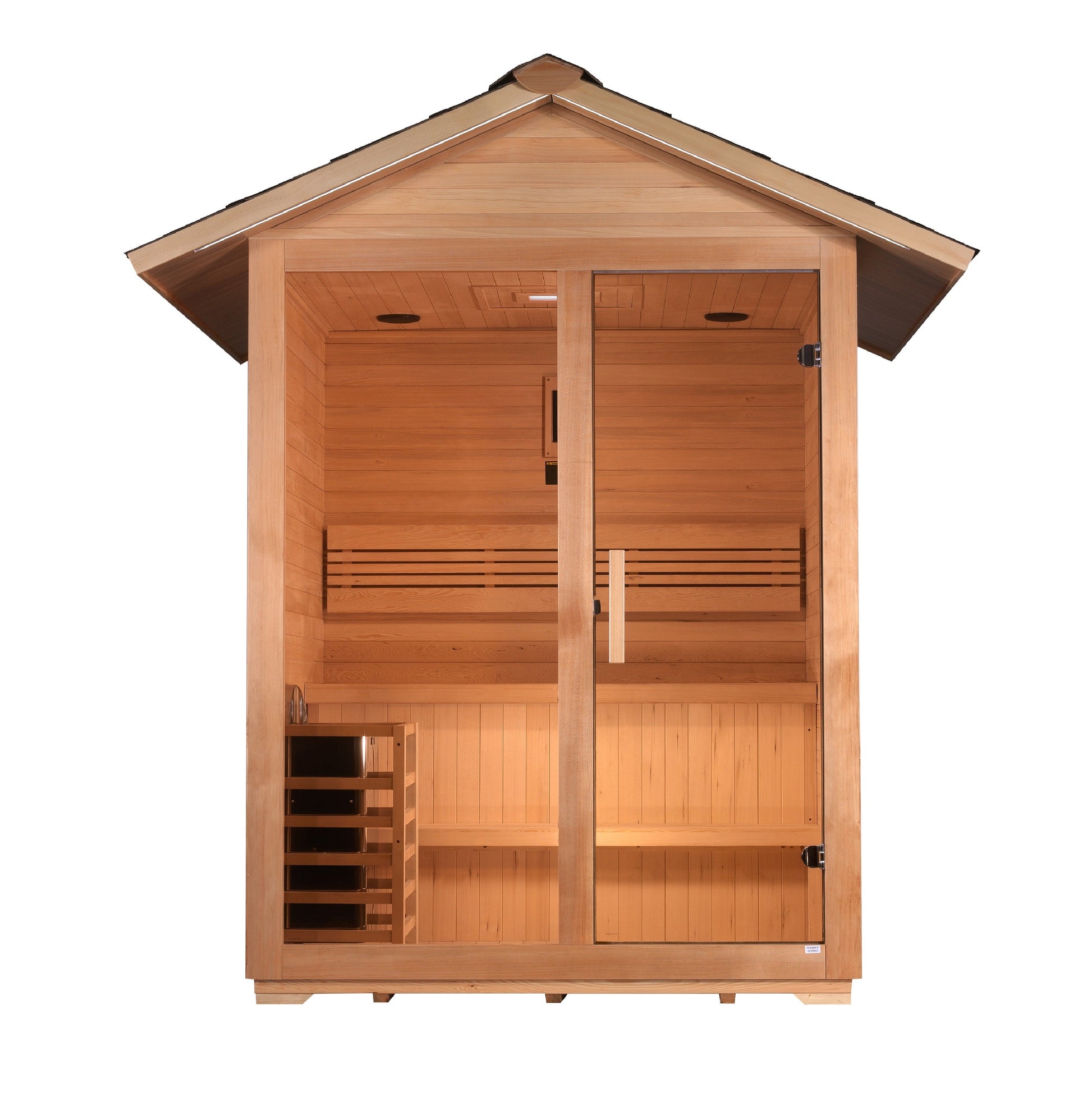 Aura Arlberg outdoor sauna view
