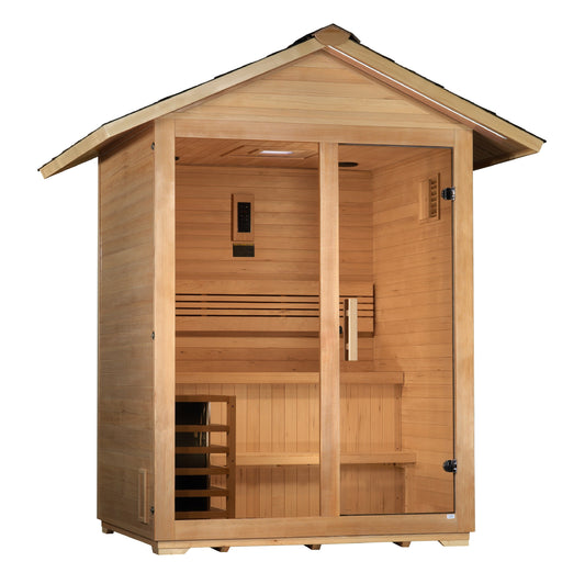 Aura Arlberg 3-person traditional outdoor sauna