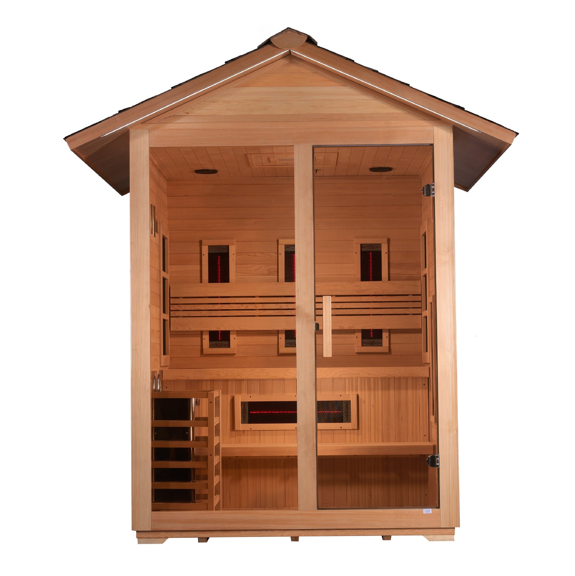 Aura Carinthia hybrid outdoor sauna view