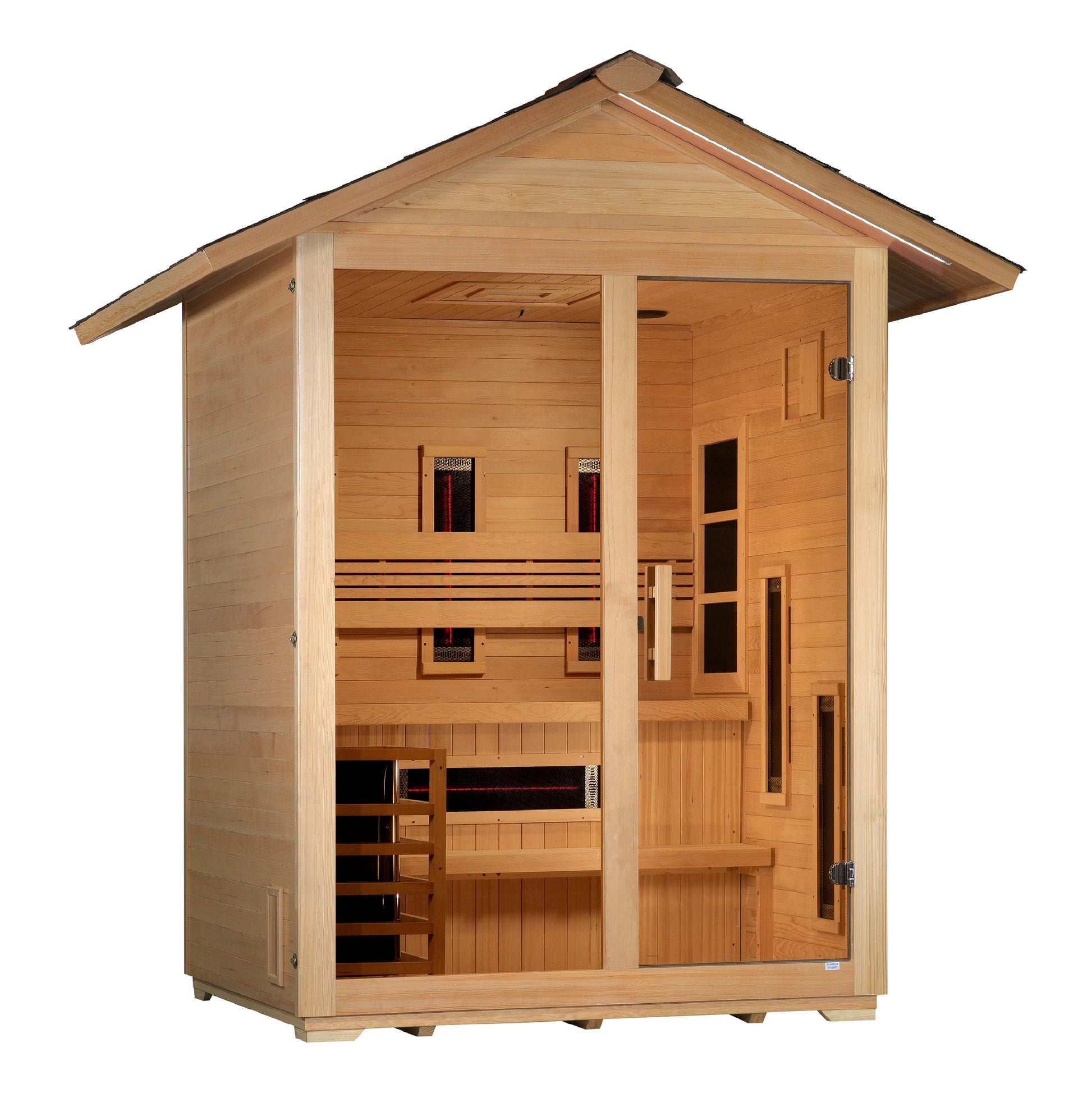 Aura Carinthia 3-person hybrid outdoor sauna