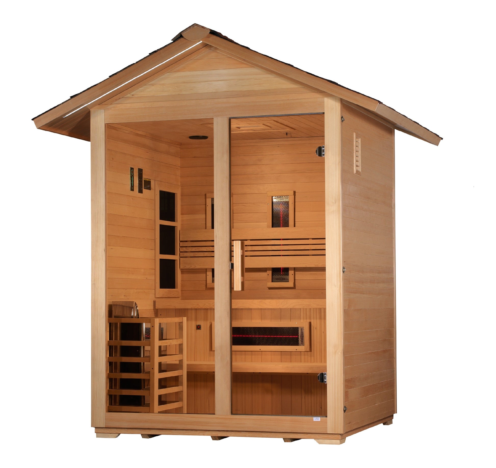 Aura Carinthia hybrid sauna interior view