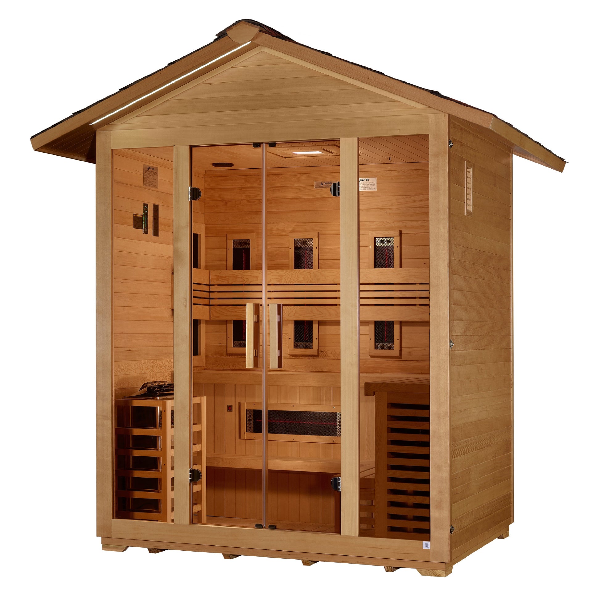 Aura Gargellen hybrid sauna interior view