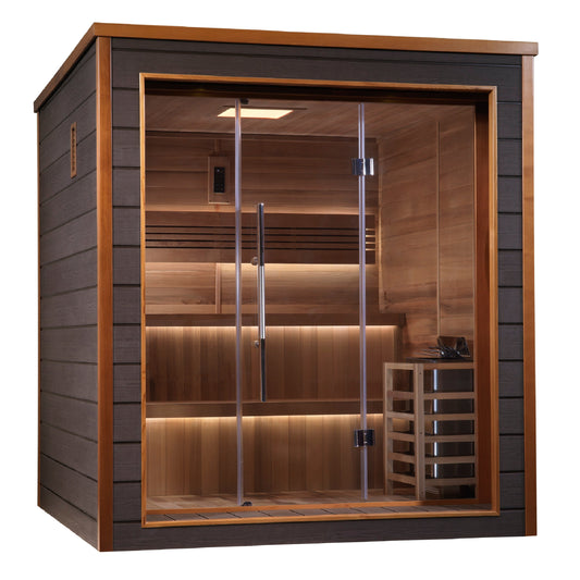 Aura Bergen 6-person outdoor traditional sauna