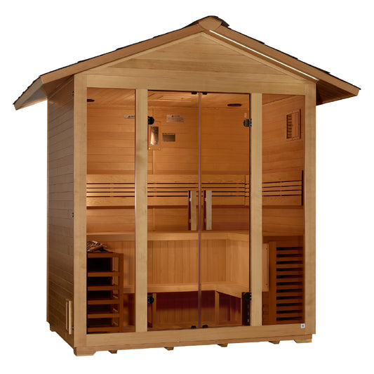 Aura Vorarlberg 5-person traditional outdoor sauna