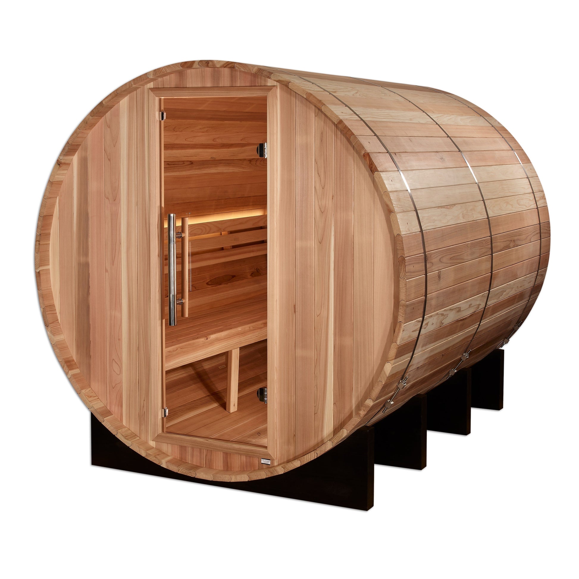 Aura Klosters 6-person barrel sauna