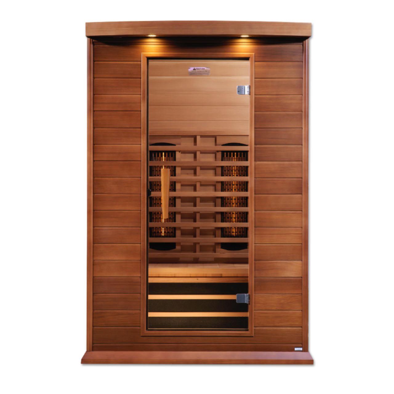 Aura Cedar 2-person full-spectrum infrared sauna