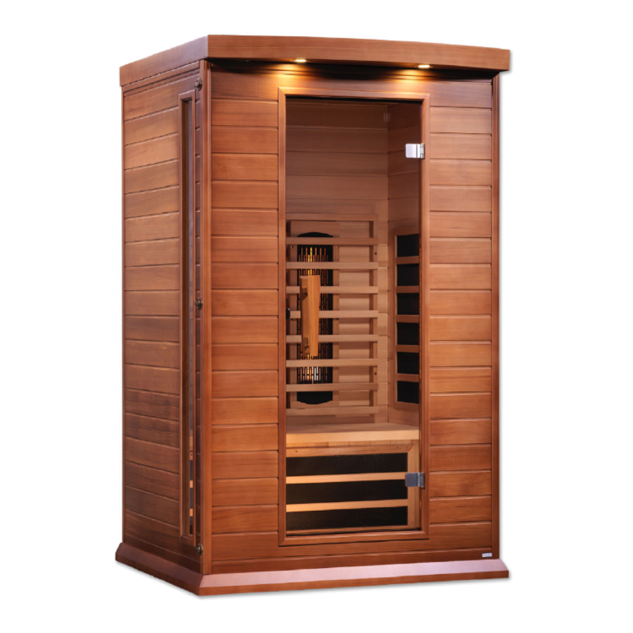 Aura Cedar 2-person infrared sauna view