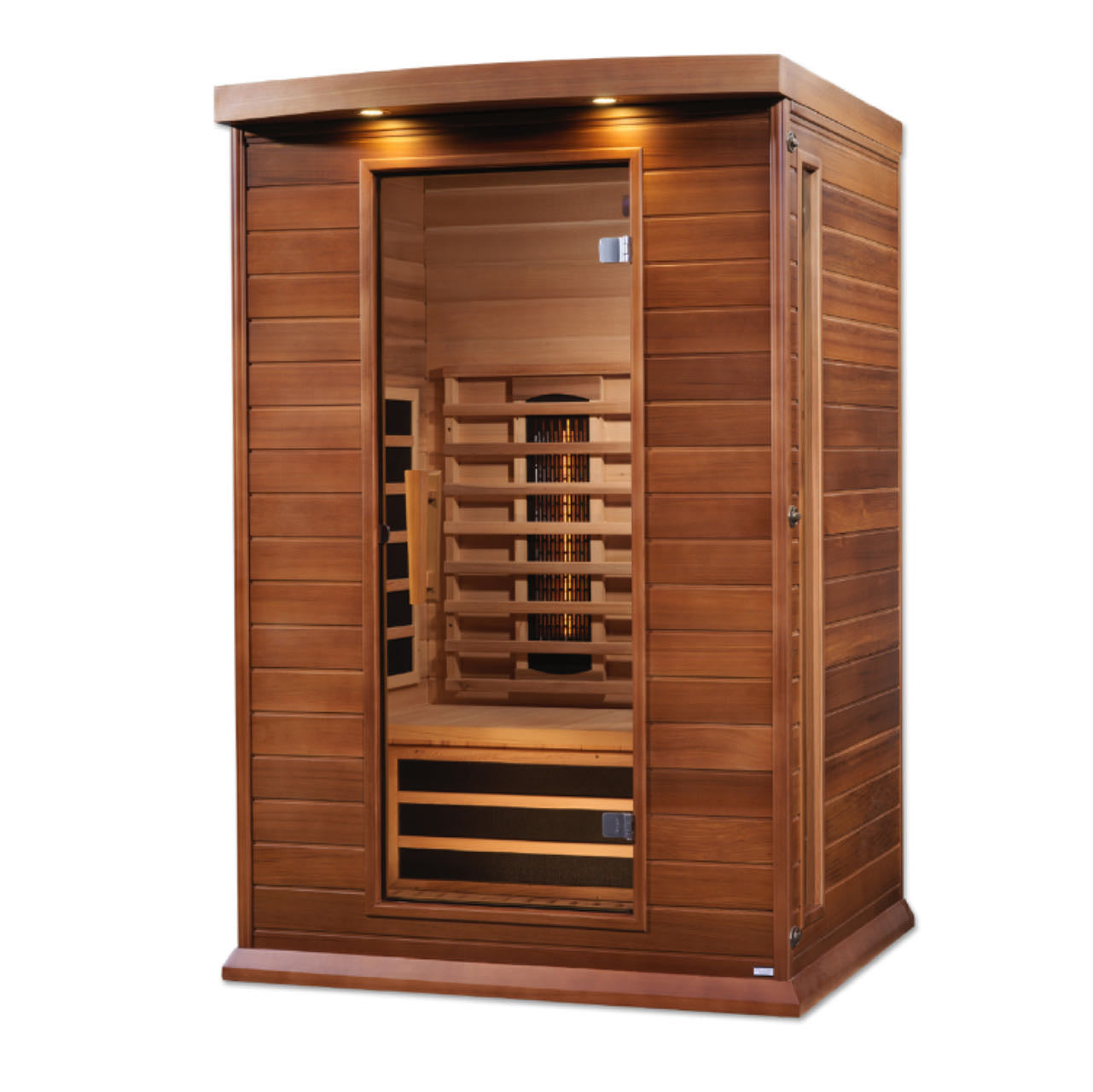 Aura Cedar 2-person sauna angle