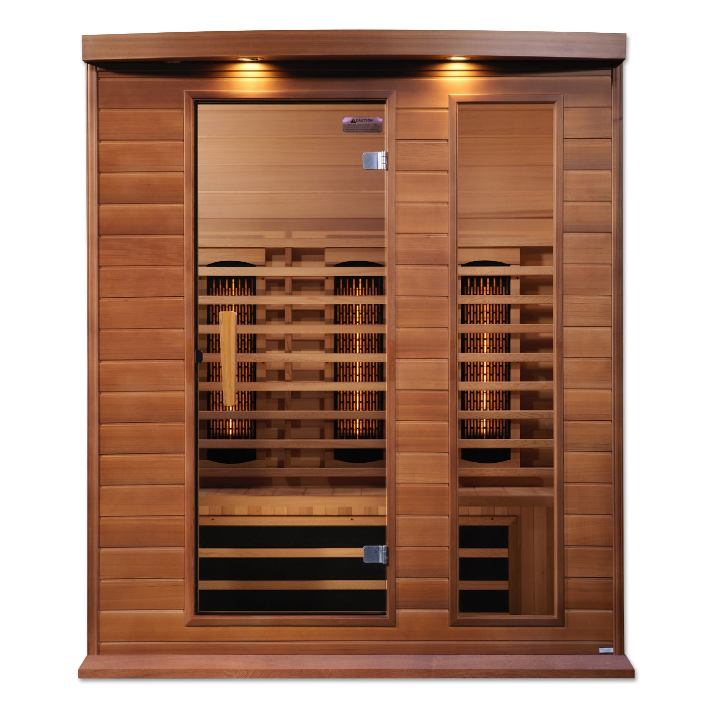 Aura Cedar 3-person full-spectrum infrared sauna