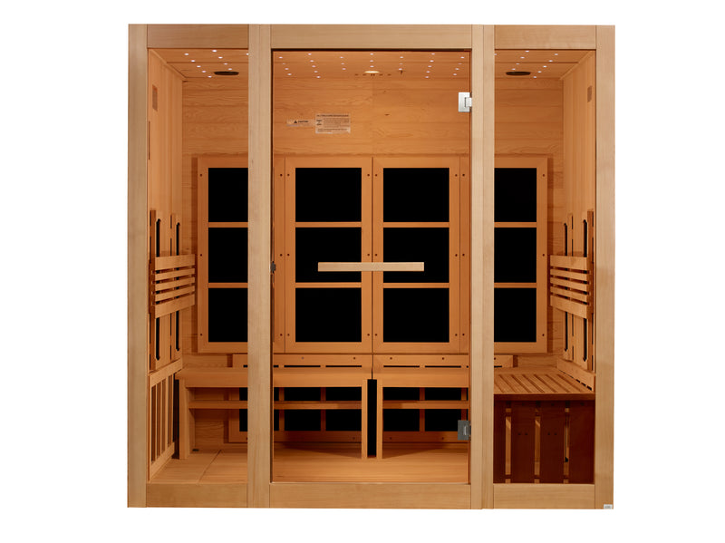 Aura 8-Person Infrared Sauna — Center View