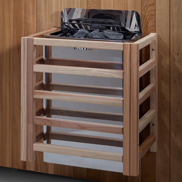 Aura Engelberg 6-Person Traditional Steam Sauna — controls